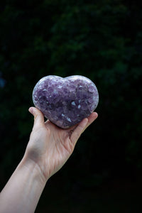 Thumbnail for Amethyst Polished Cluster Heart