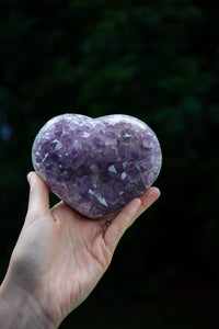 Thumbnail for Amethyst Polished Cluster Heart