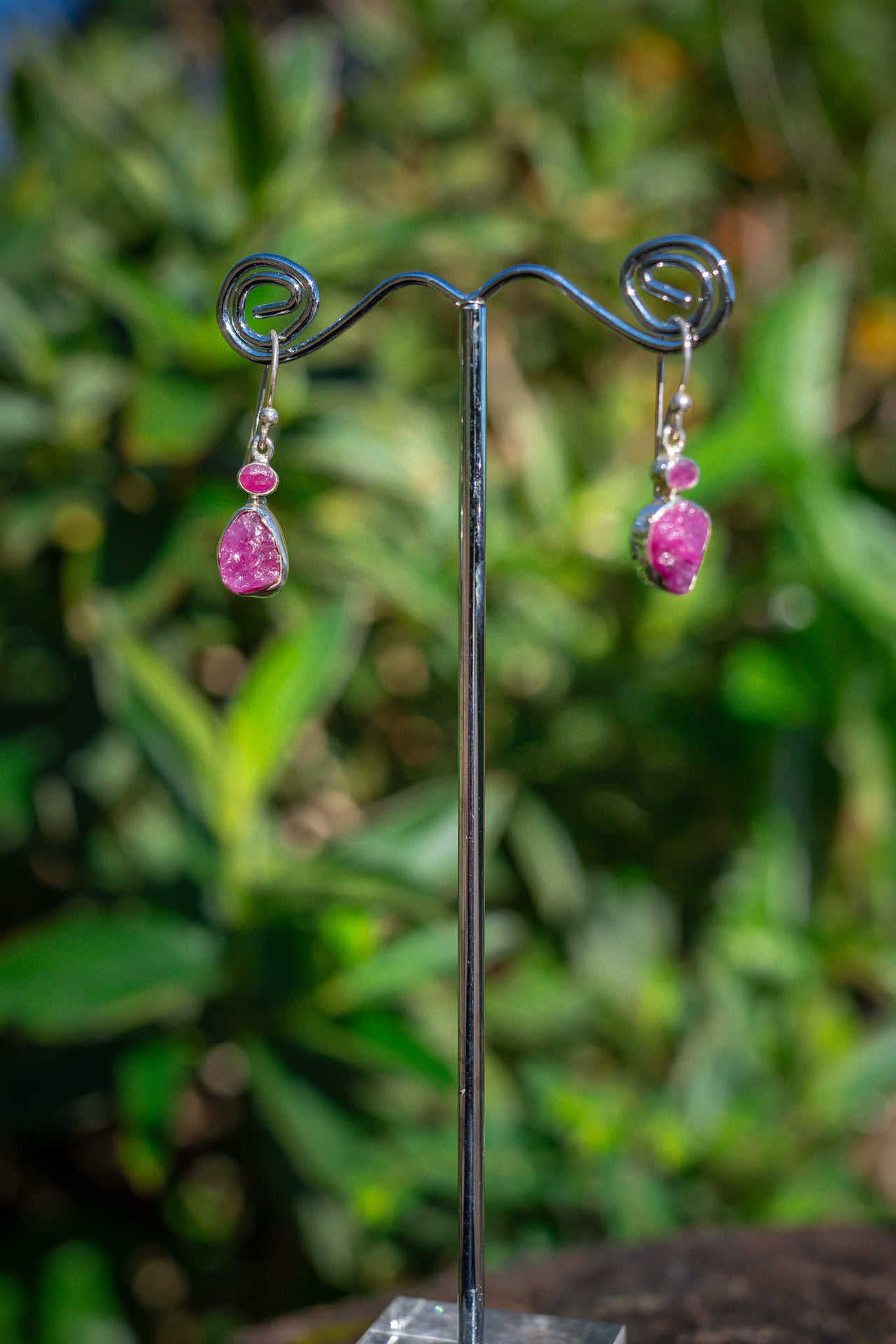 Ruby Life Force Earrings