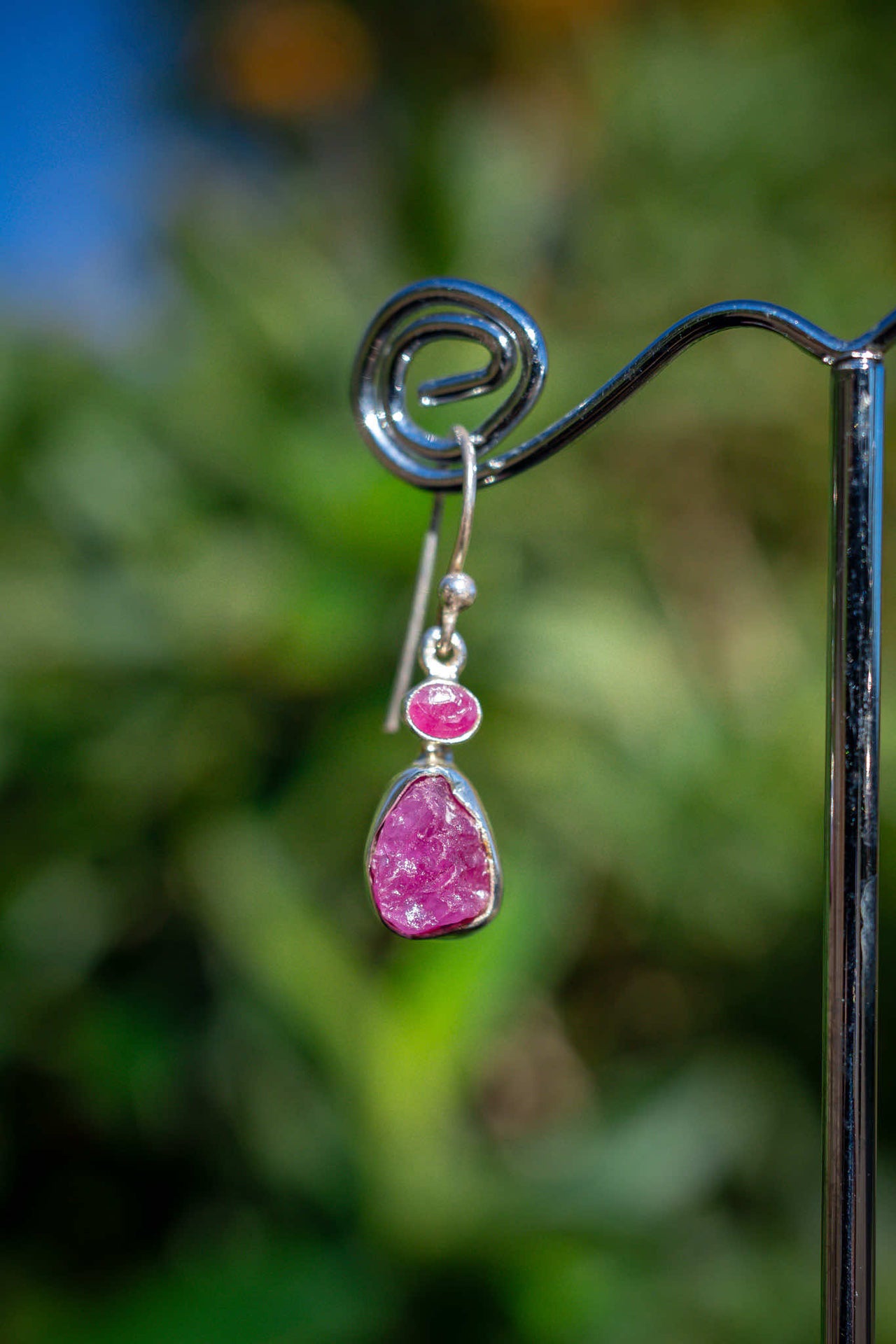 Ruby Life Force Earrings