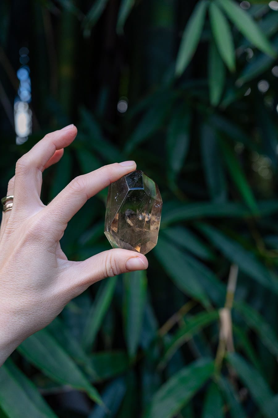 Faceted Smoky Quartz
