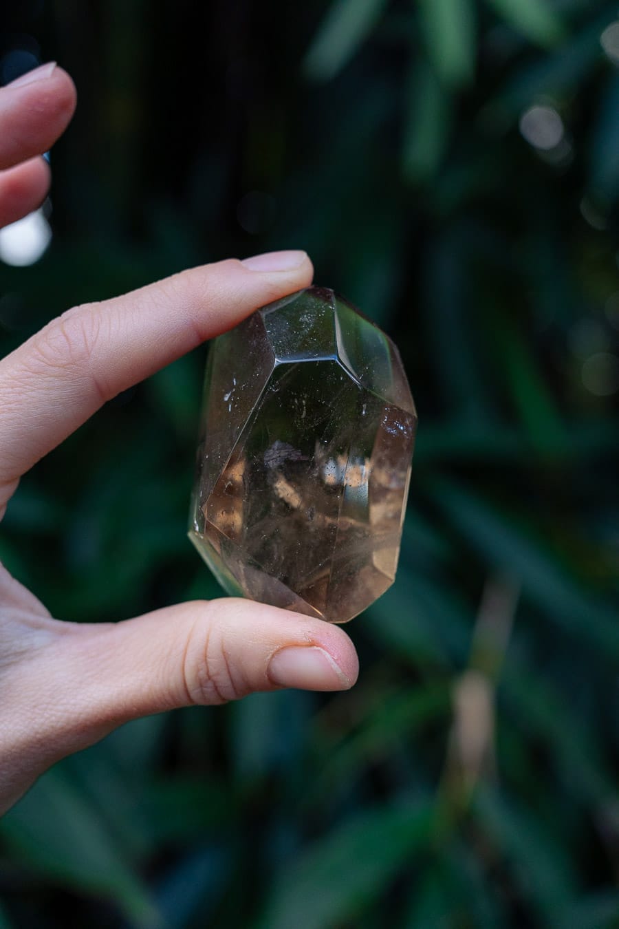 Faceted Smoky Quartz