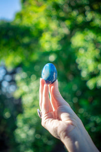 Thumbnail for Blue Agate Egg