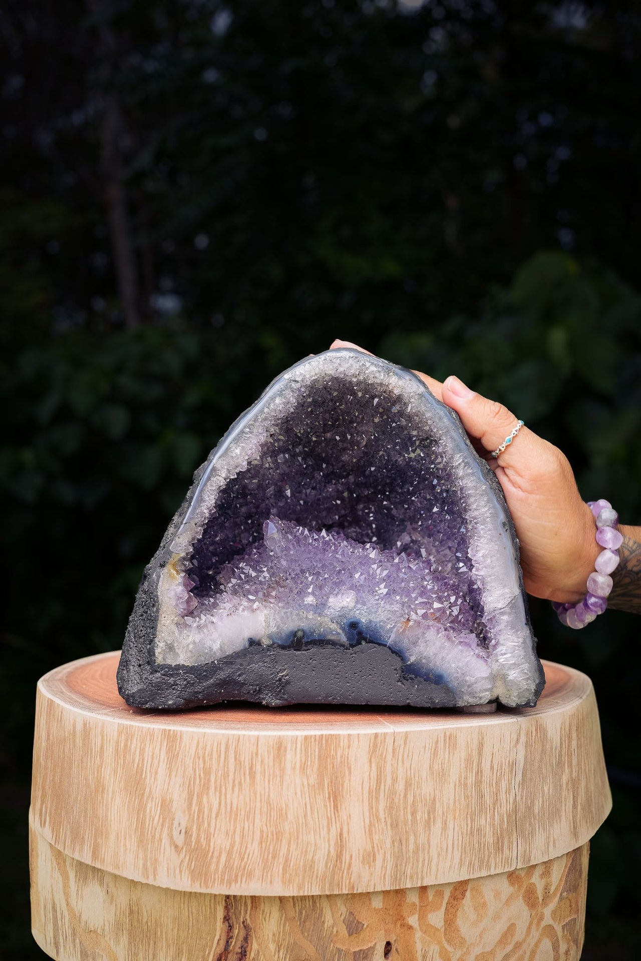 Amethyst Geode of Optimism