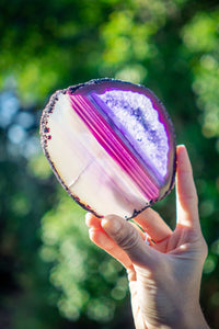 Thumbnail for Purple Agate Slice
