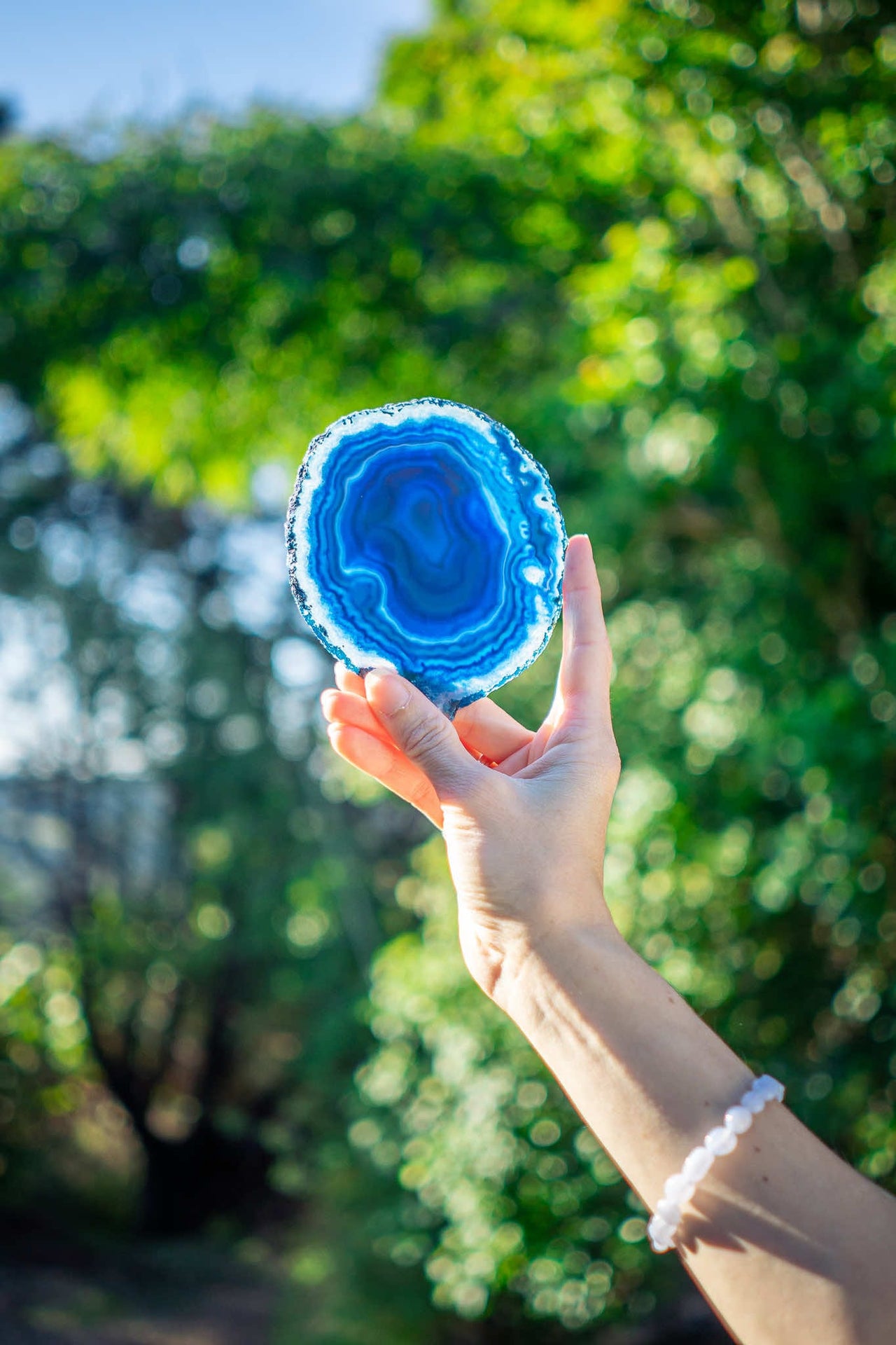 Blue Agate Slice