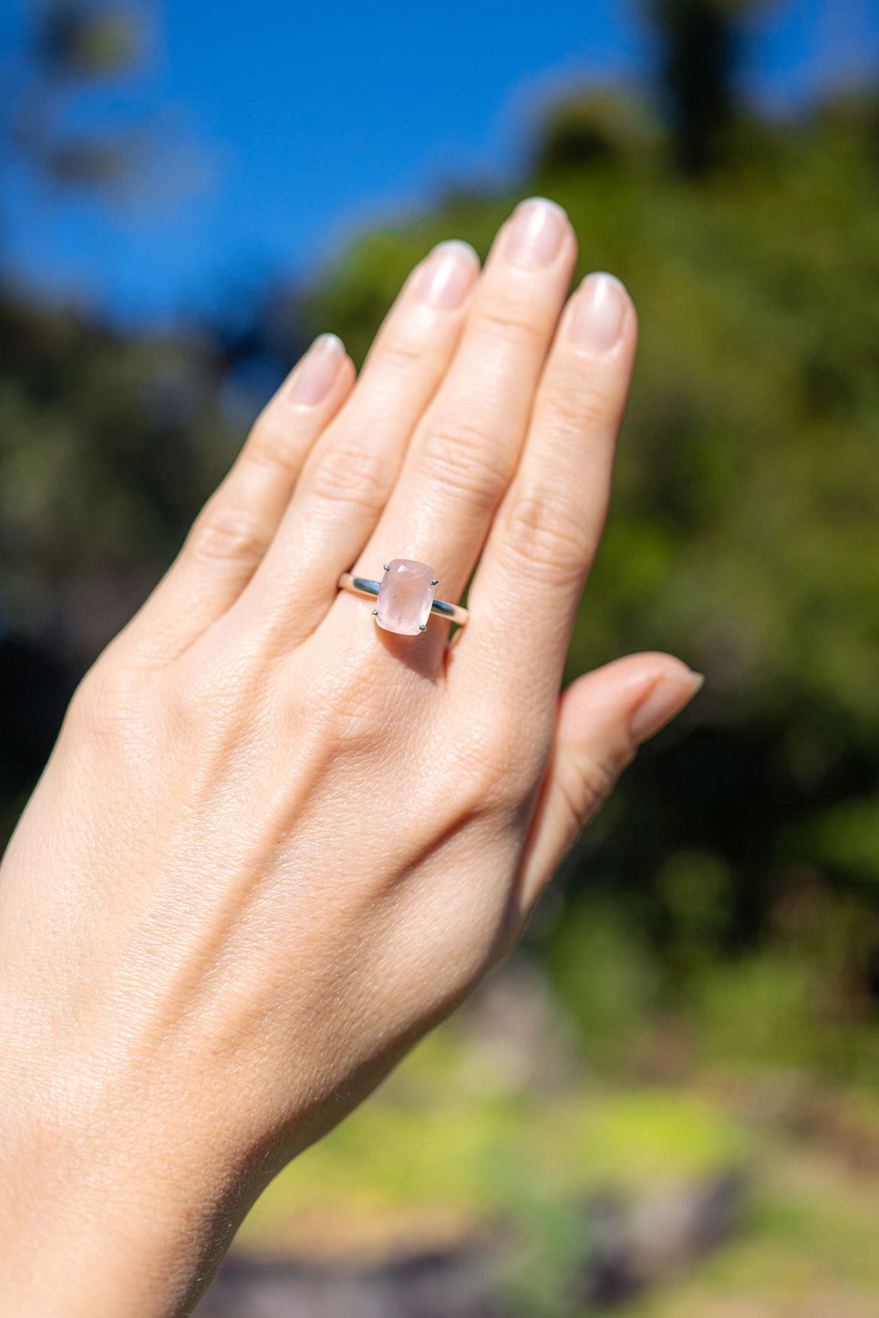 Rose Quartz Ring