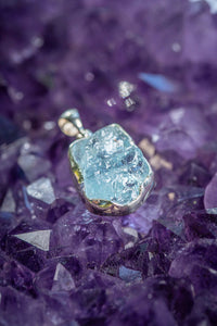 Thumbnail for Raw Aquamarine Pendant