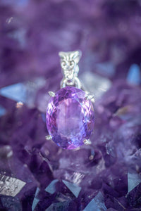 Thumbnail for Claw Set Amethyst Pendant