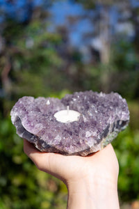 Thumbnail for Amethyst Candle Holder