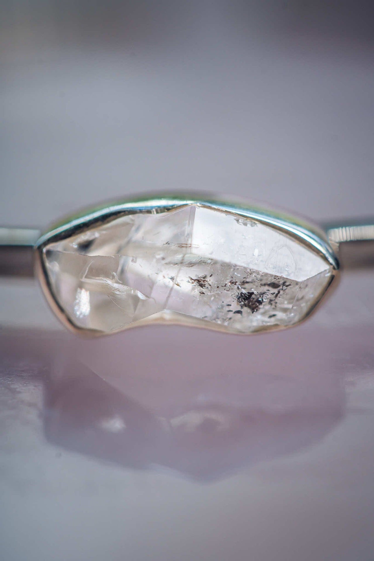Herkimer Diamond Cuff Bracelet