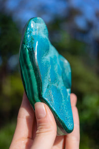 Thumbnail for Malachite and Chrysocolla Freeform