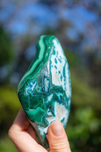 Thumbnail for Malachite and Chrysocolla Freeform
