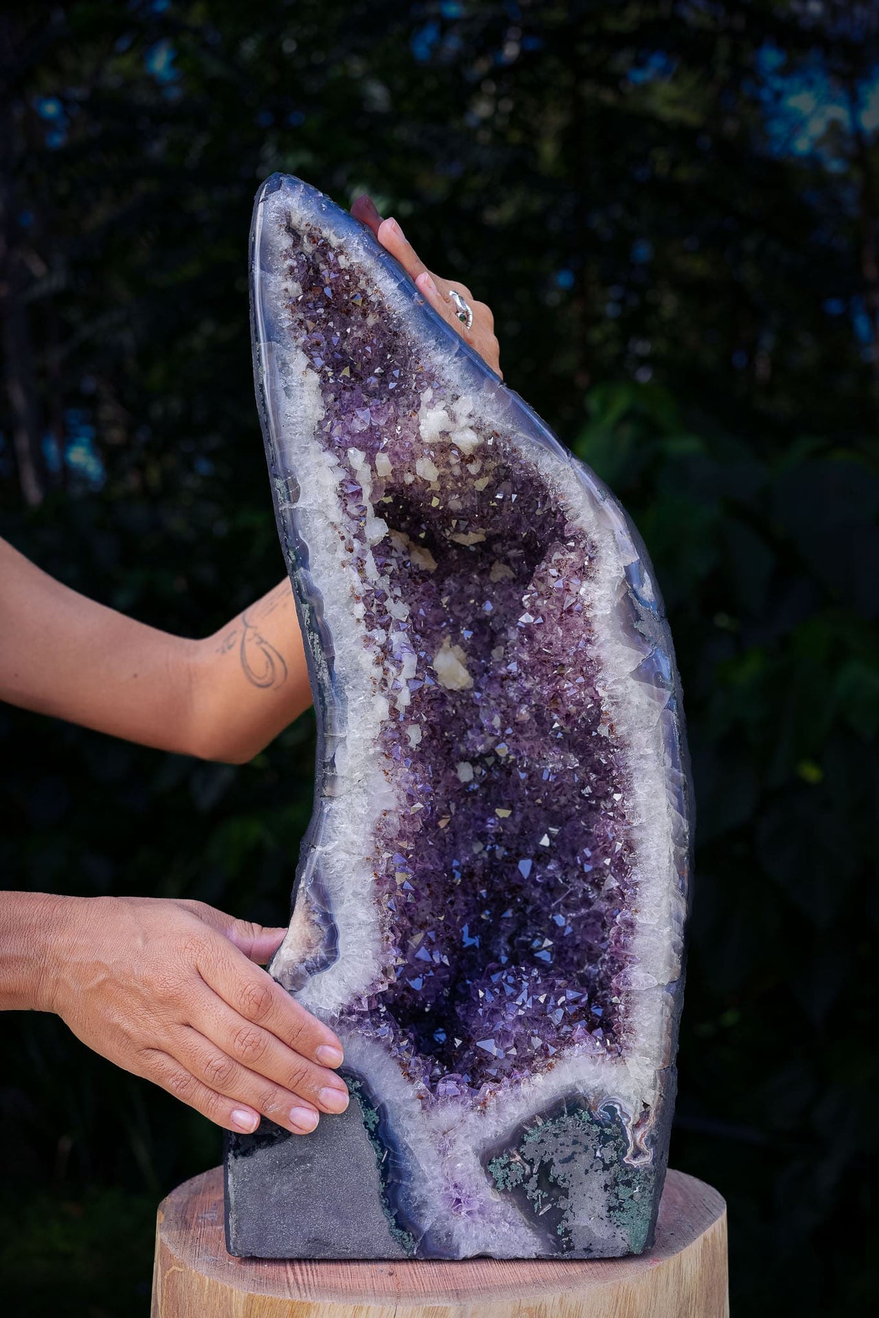 Amethyst Geode of Tenderness