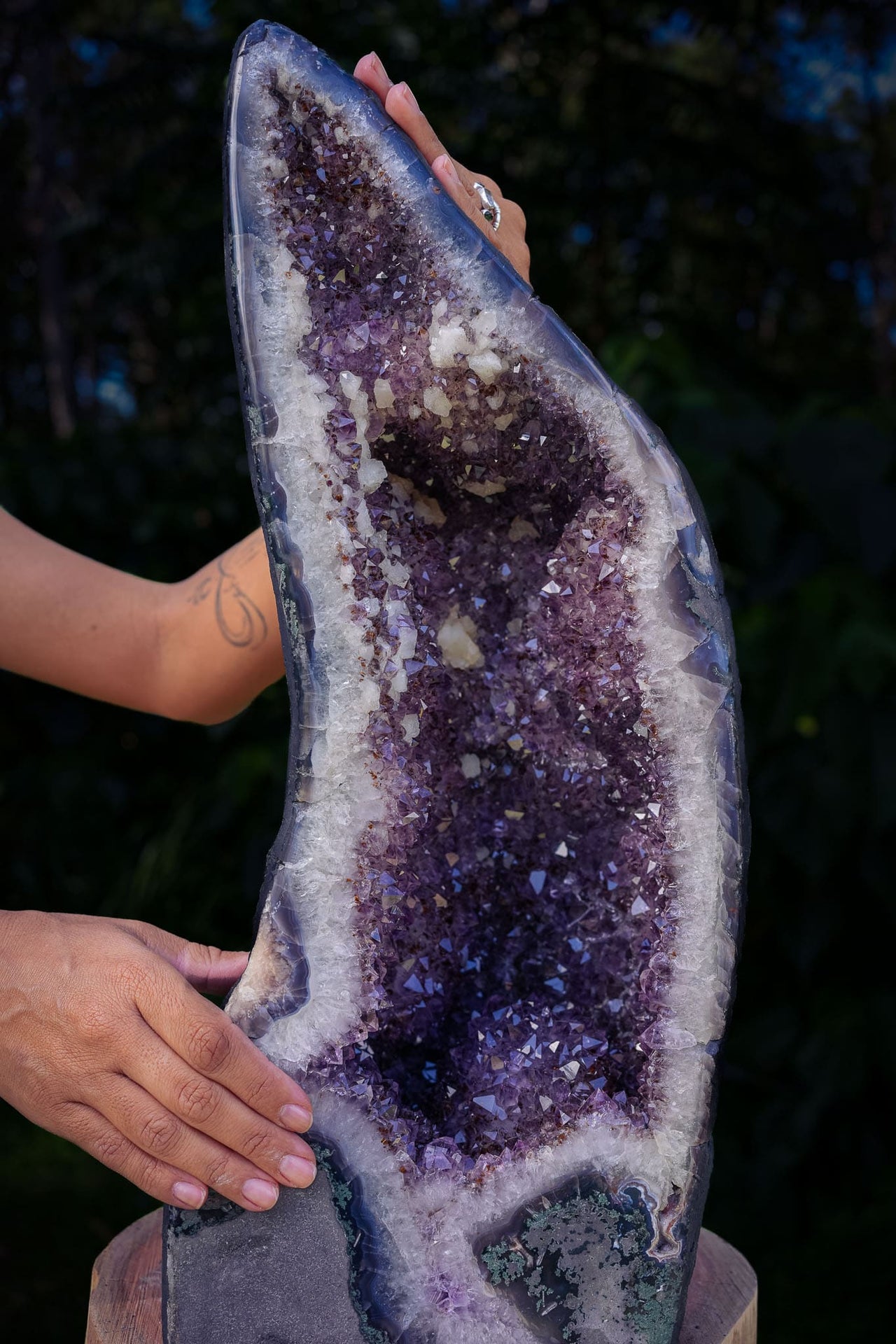 Amethyst Geode of Tenderness