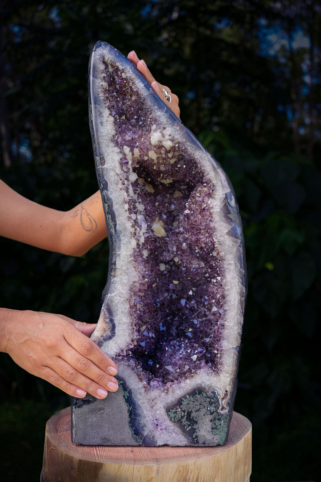 Amethyst Geode of Tenderness