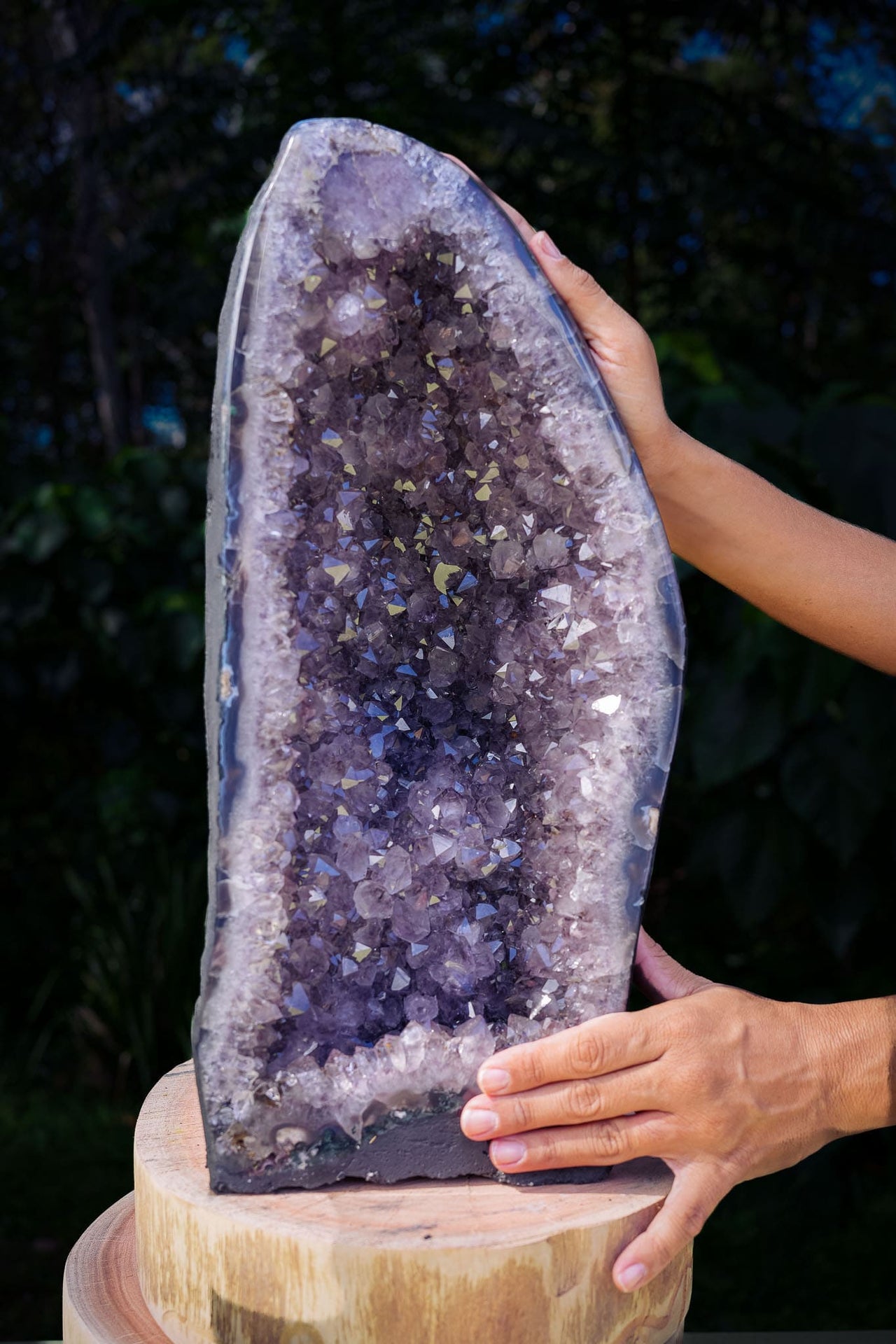 Amethyst Geode of Joy