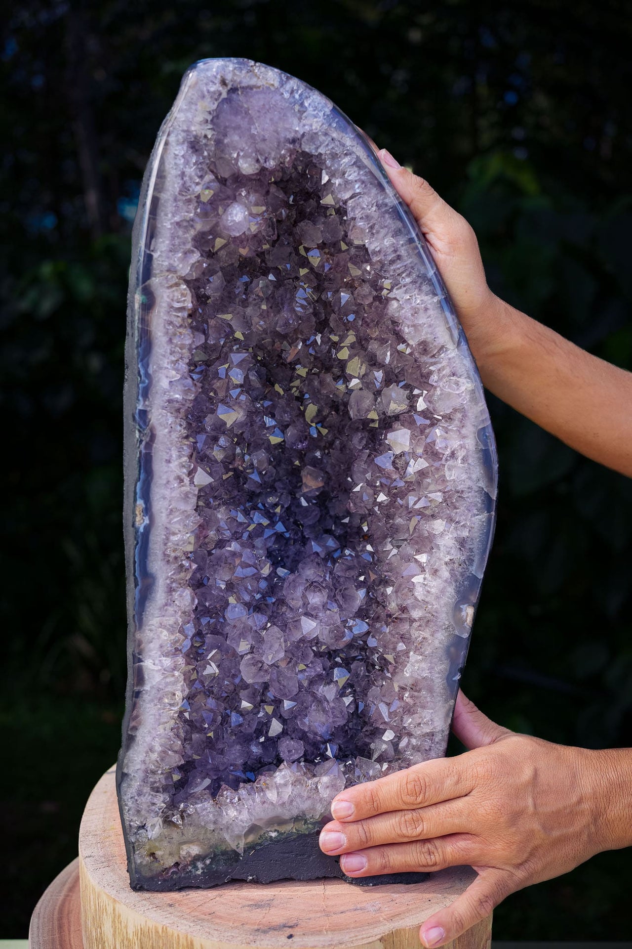 Amethyst Geode of Joy