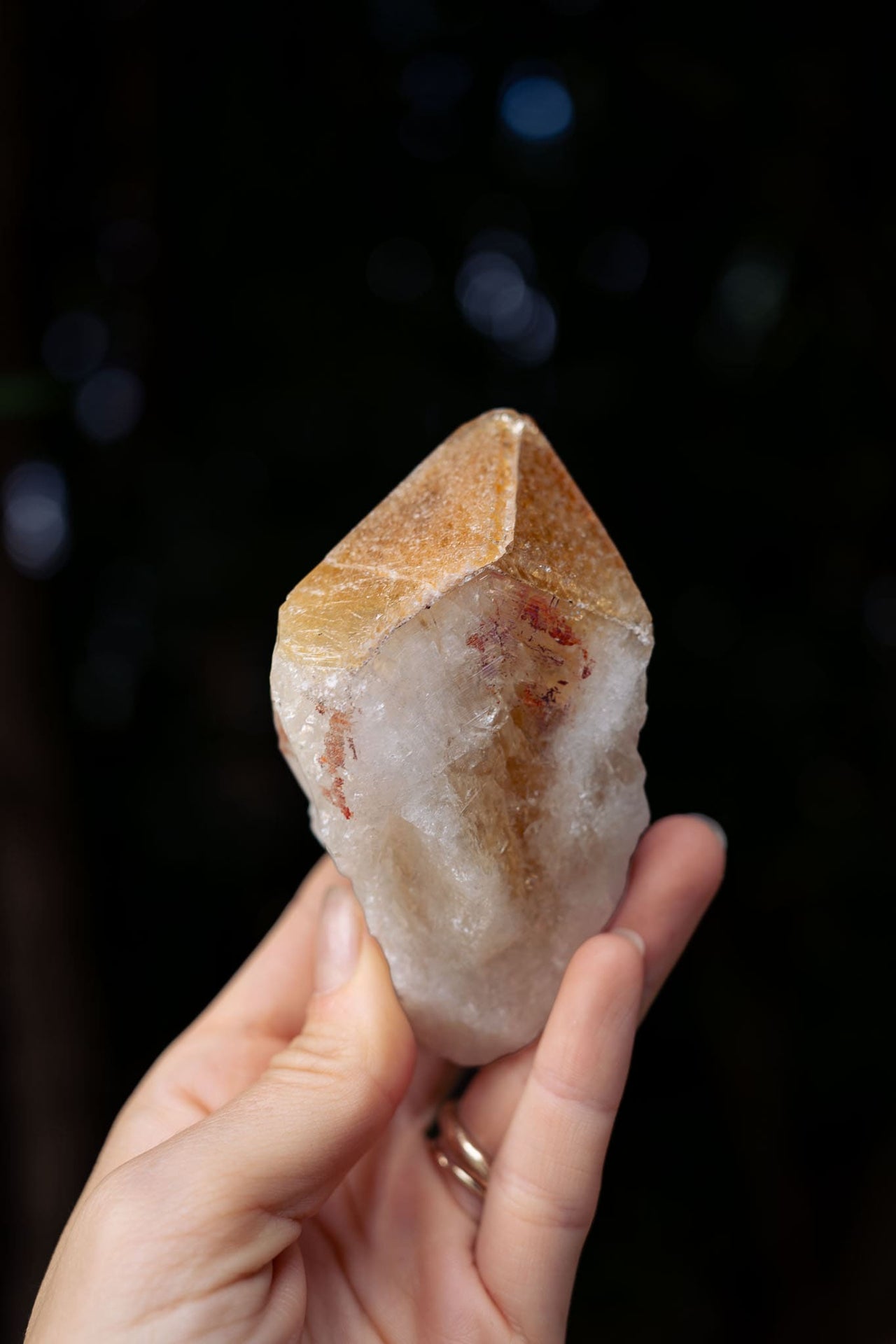 Natural Citrine Point