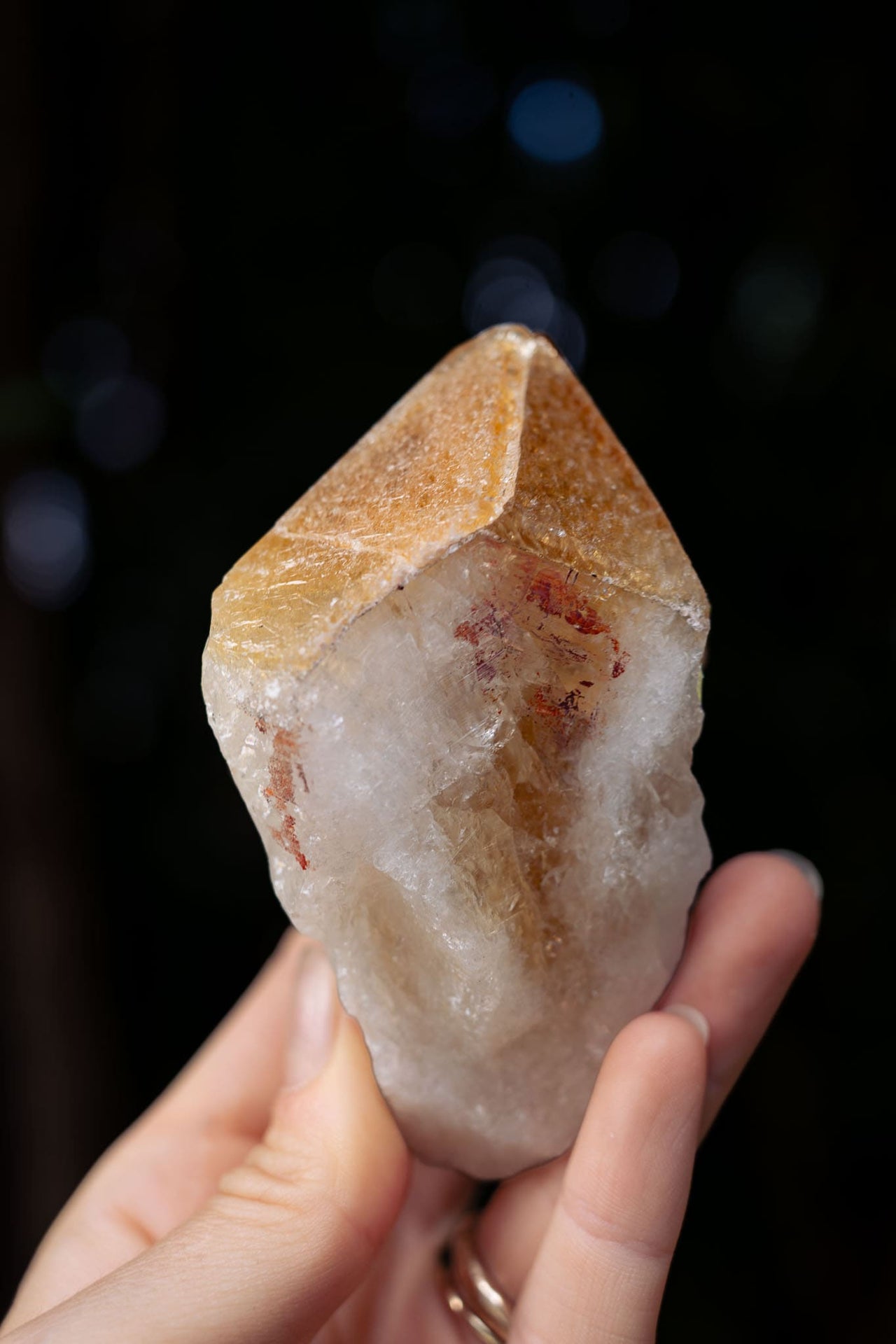 Natural Citrine Point