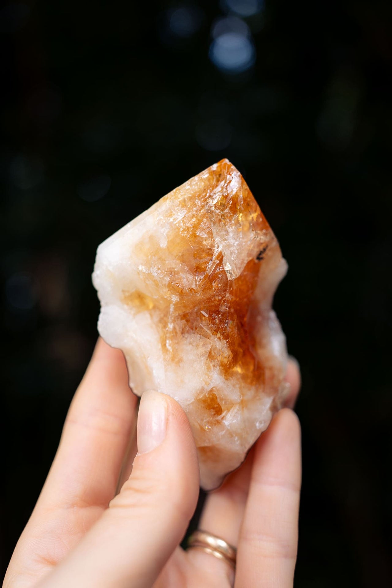 Natural Citrine Point