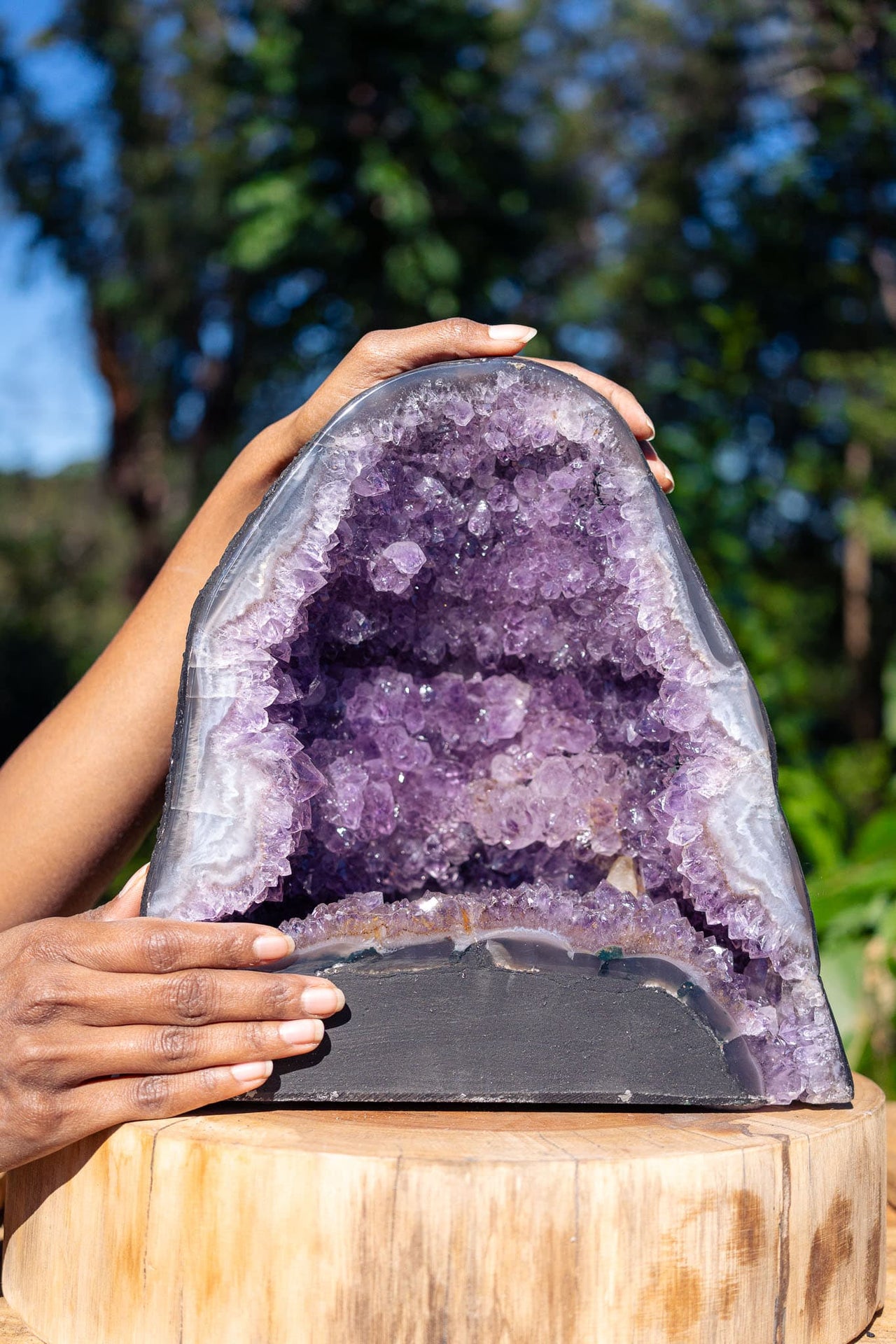 Amethyst Geode of Graceful Beauty