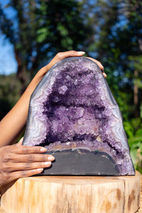 Thumbnail for Amethyst Geode of Graceful Beauty