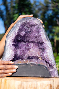 Thumbnail for Amethyst Geode of Graceful Beauty