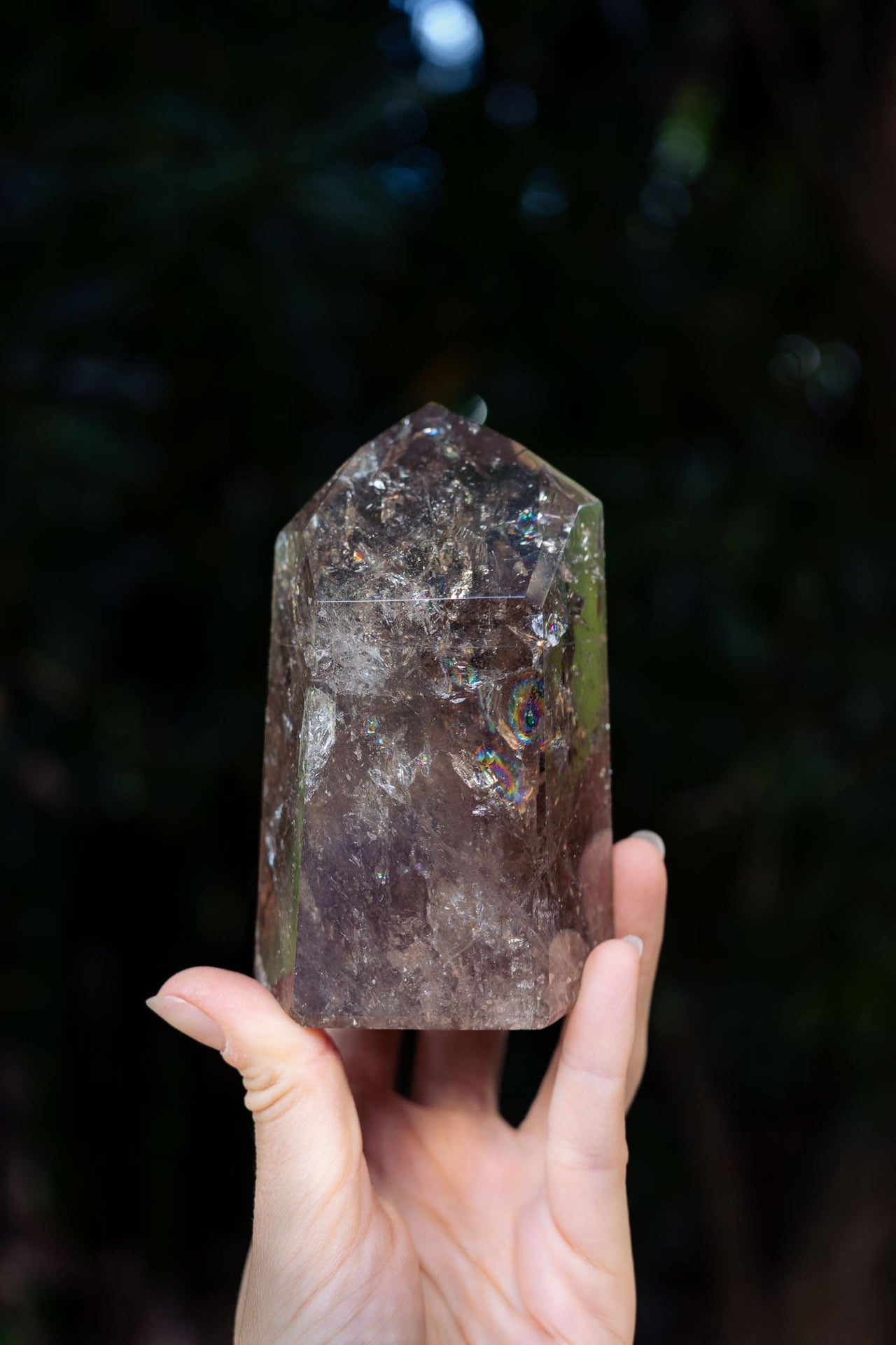 Polished Smoky Quartz Point