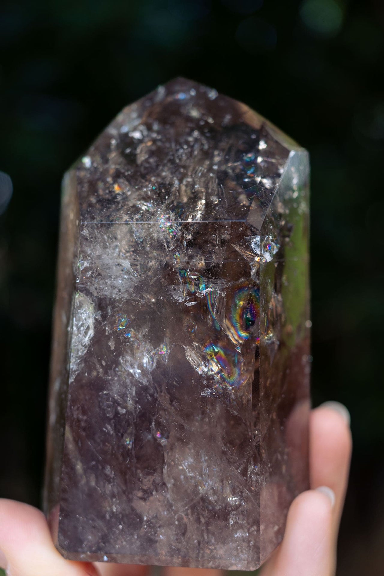 Polished Smoky Quartz Point