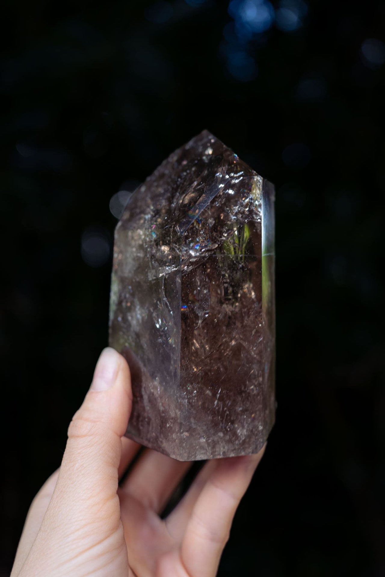 Polished Smoky Quartz Point