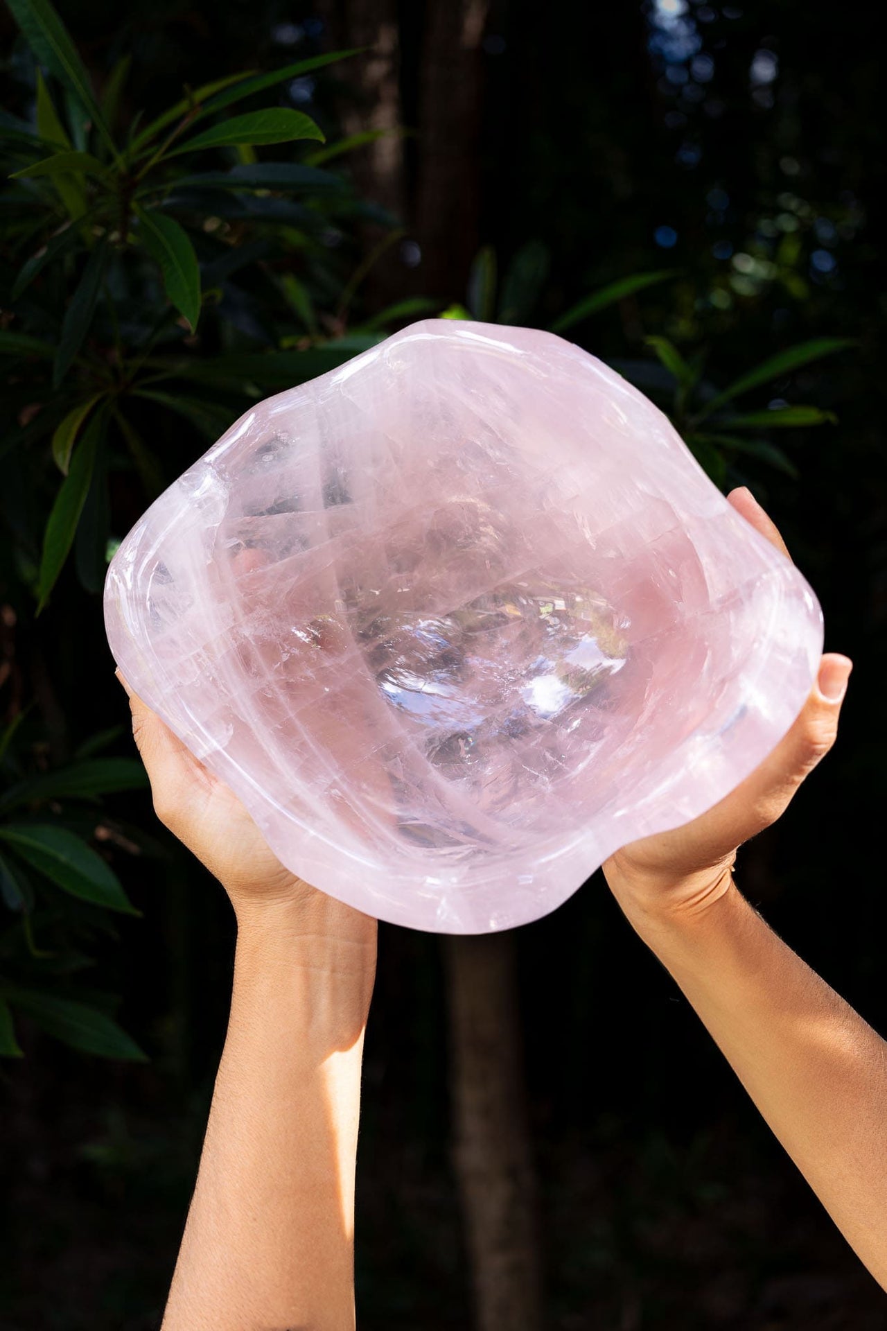 Large Rose Quartz Bowl