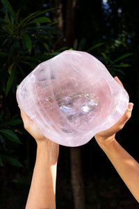 Thumbnail for Large Rose Quartz Bowl