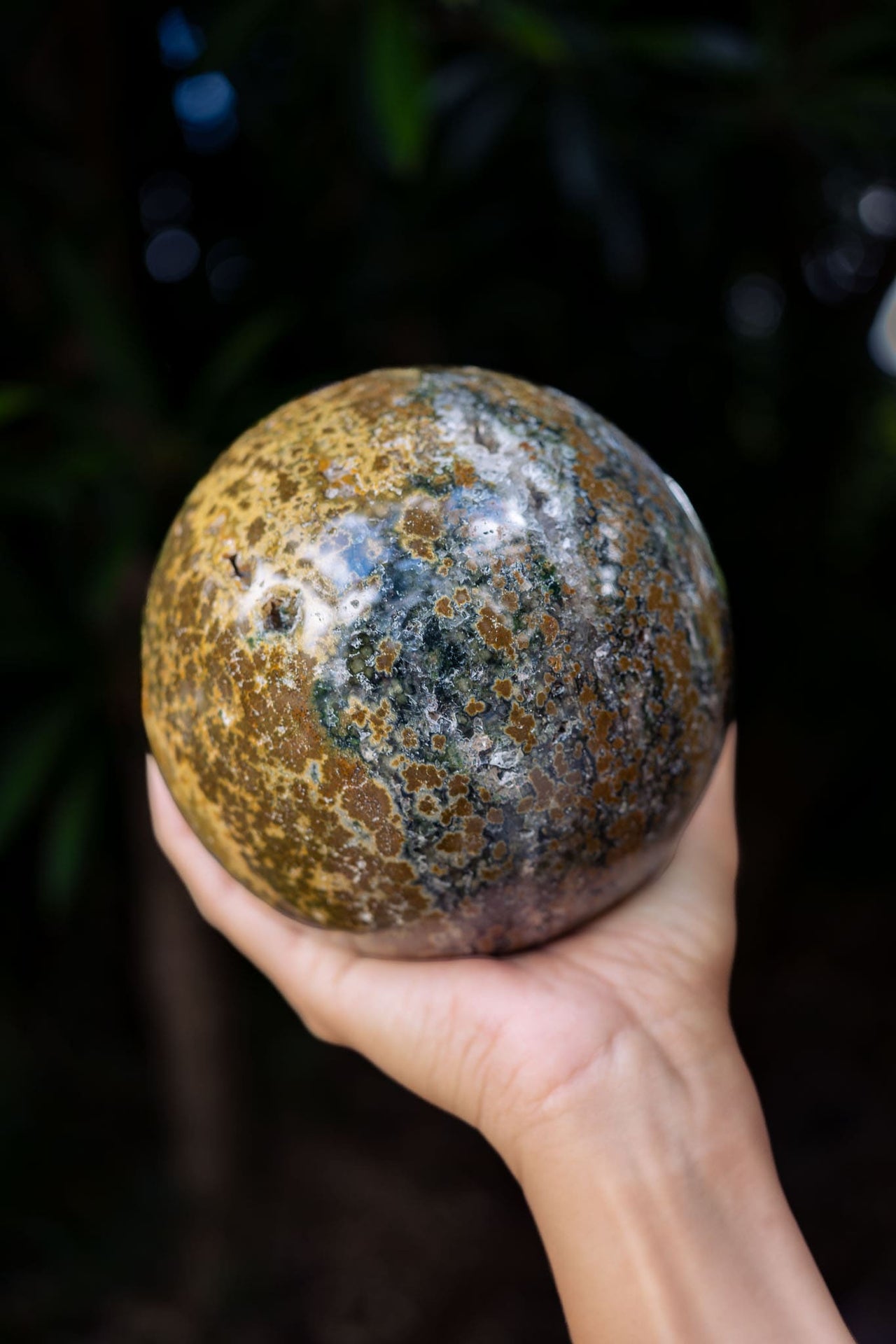 Ocean Jasper Sphere