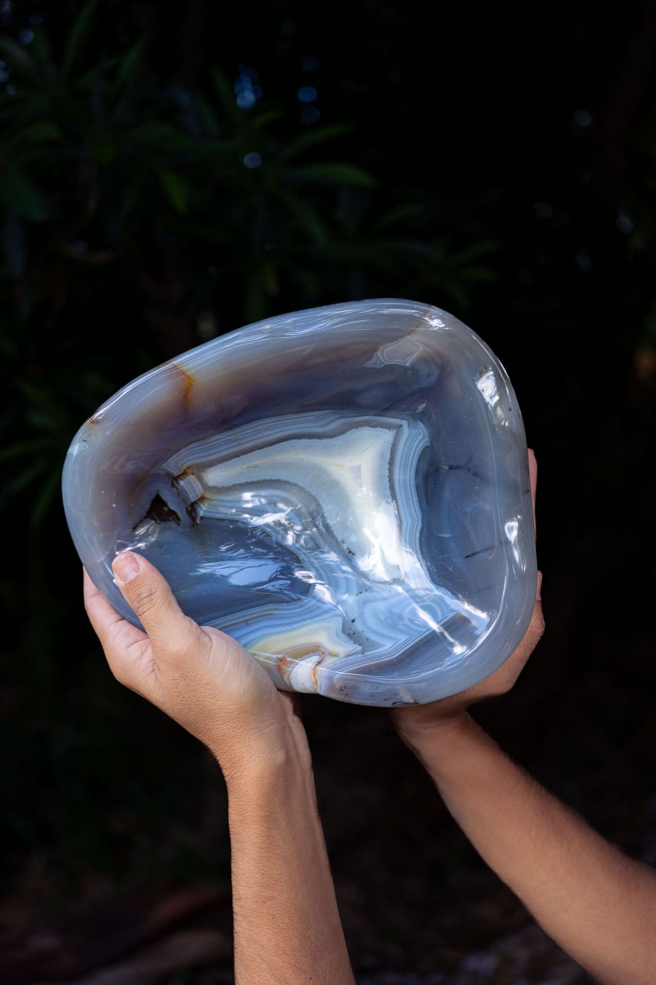 Blue Lace Agate Bowl