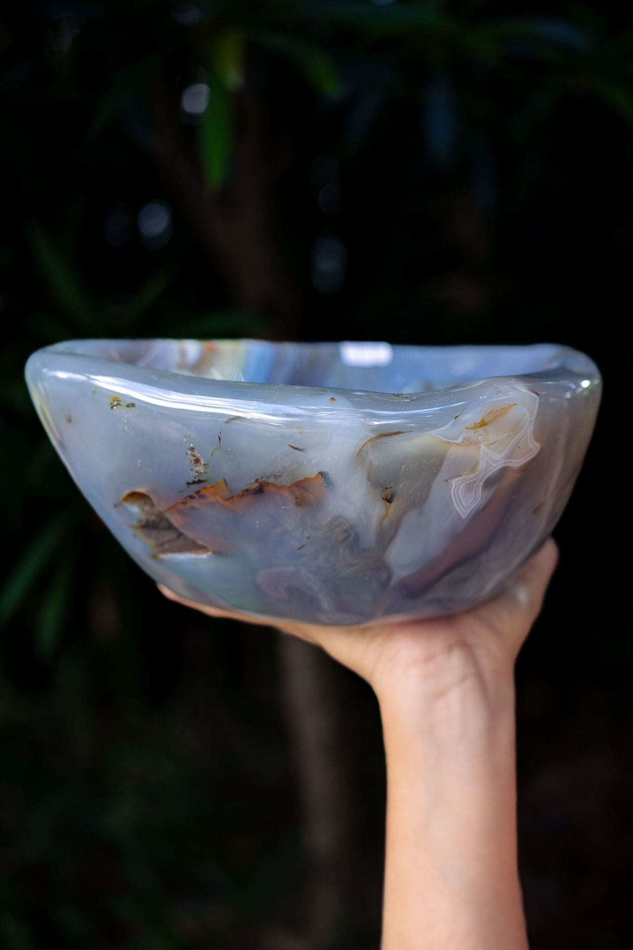 Blue Lace Agate Bowl