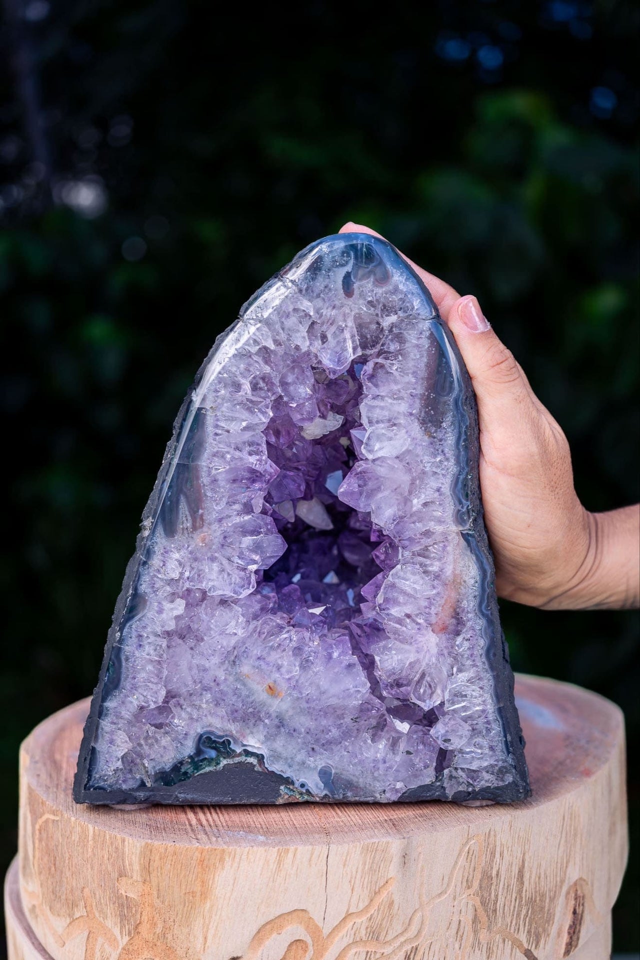 Amethyst Geode of Fortune