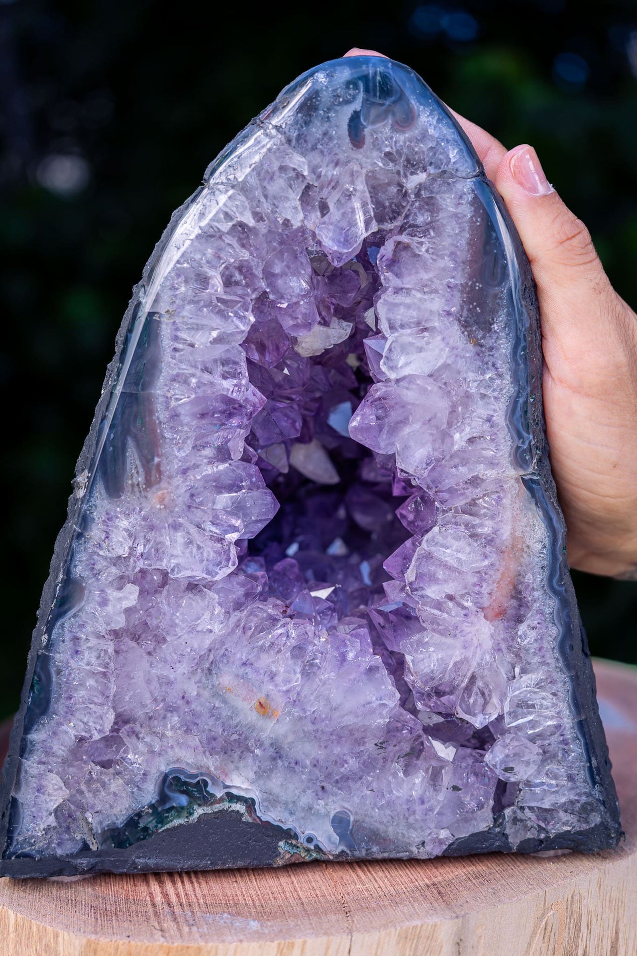 Amethyst Geode of Fortune