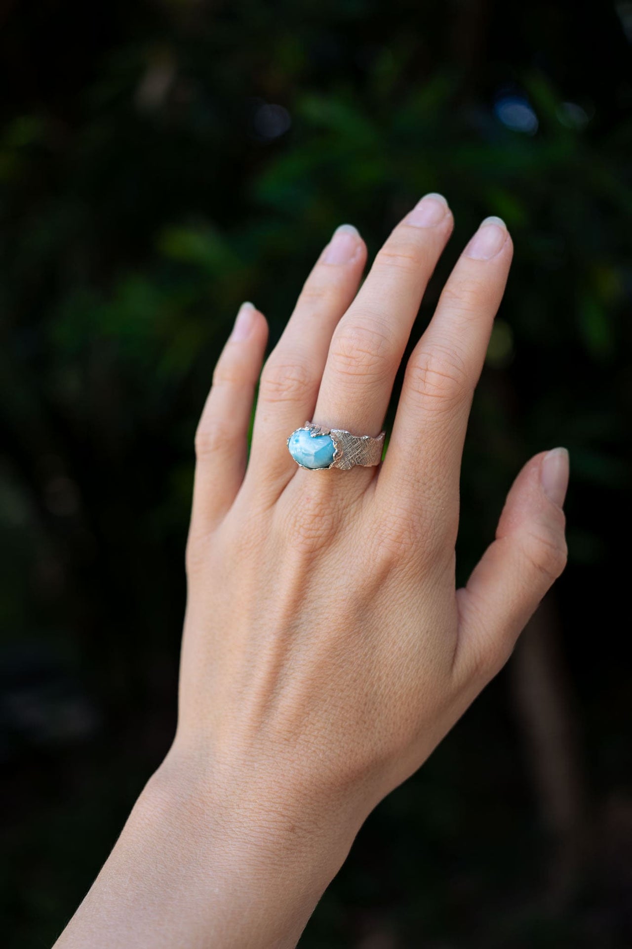 Larimar Tranquility Ring