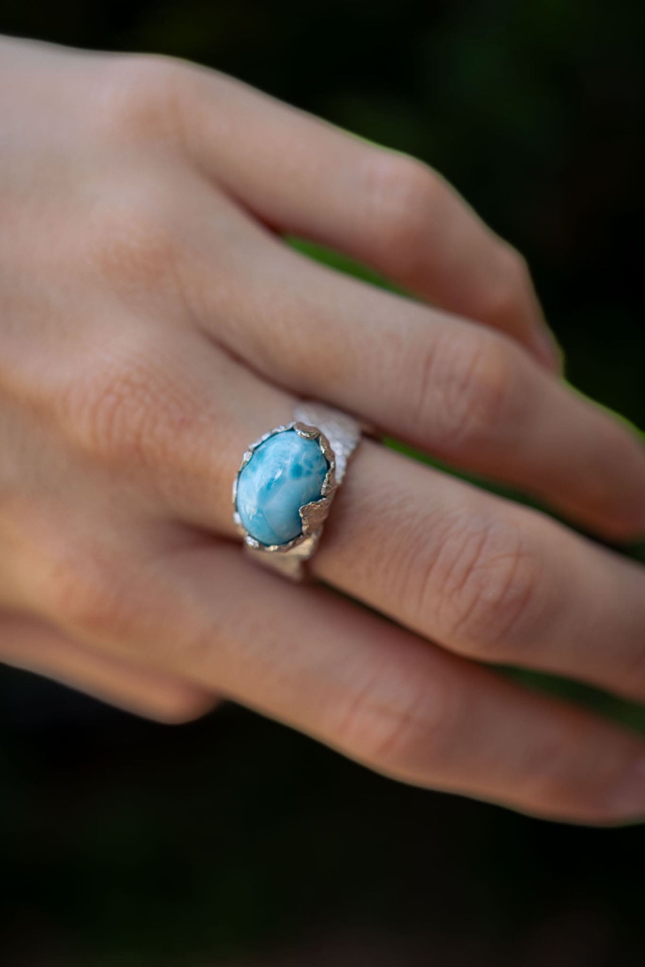 Larimar Tranquility Ring
