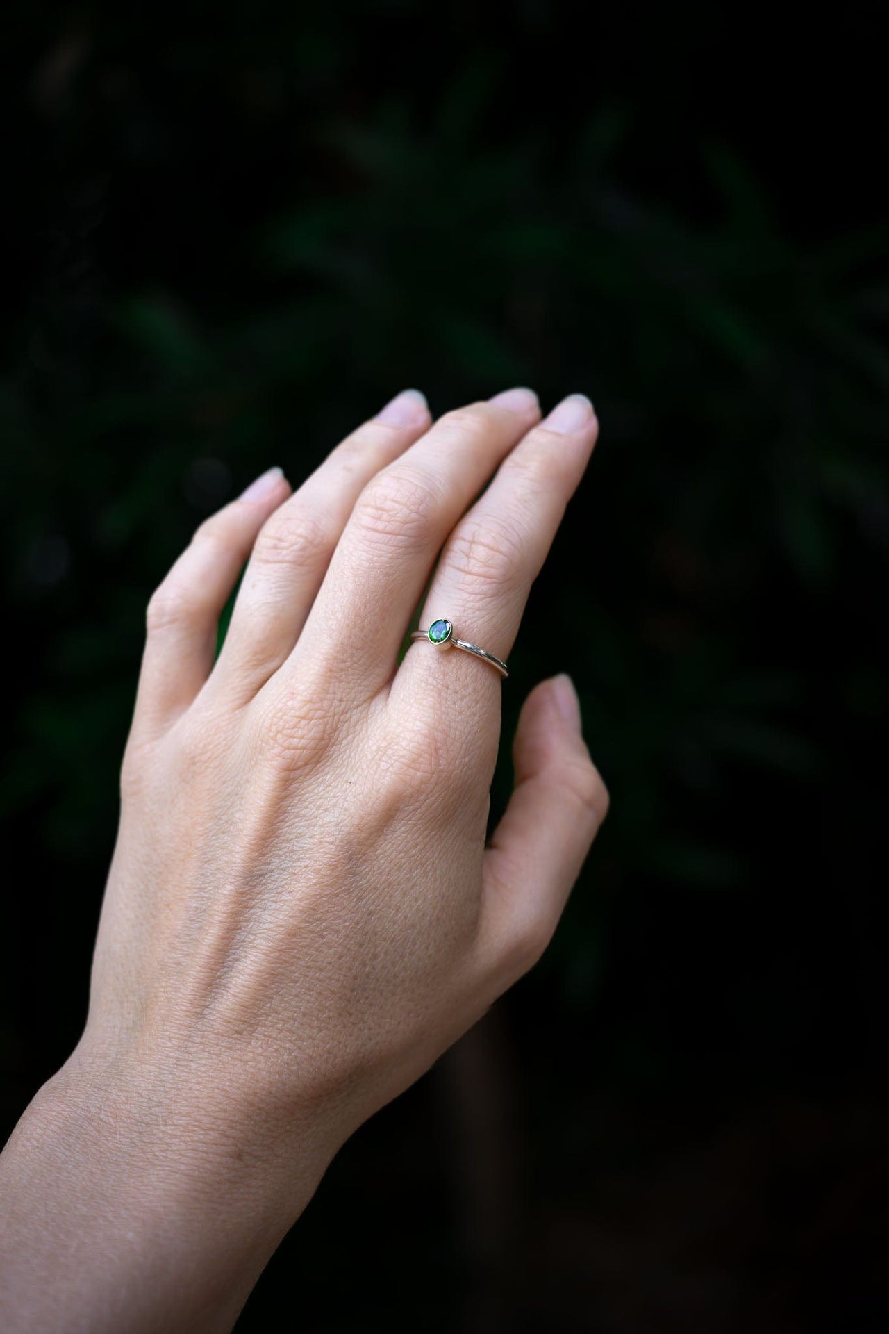 Green Tourmaline Heart Healer Ring