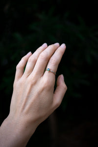 Thumbnail for Green Tourmaline Heart Healer Ring
