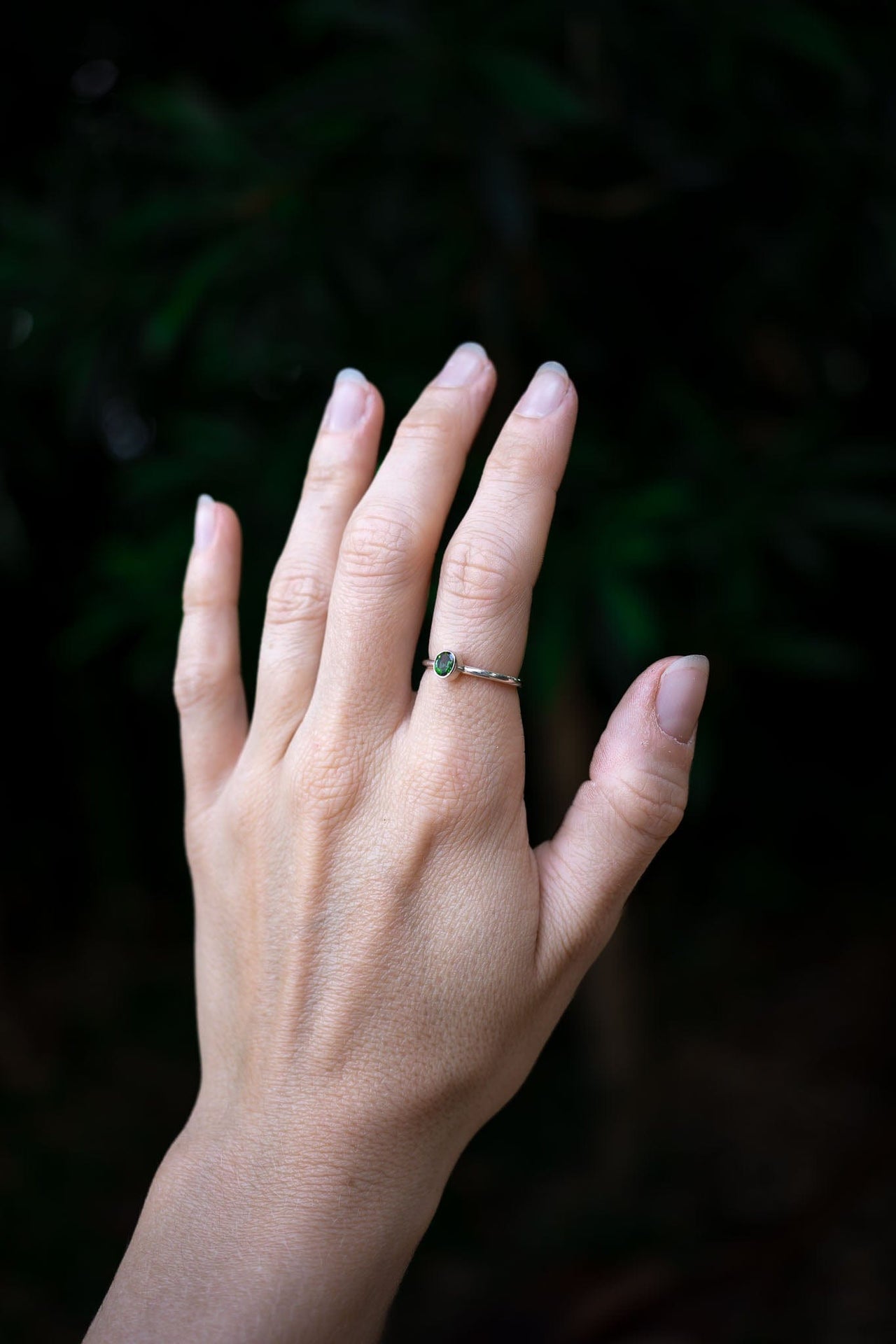 Green Tourmaline Heart Healer Ring