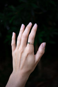 Thumbnail for Green Tourmaline Heart Healer Ring