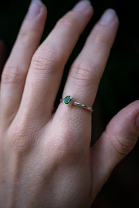 Thumbnail for Green Tourmaline Heart Healer Ring