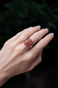 Thumbnail for Red Goldstone Lucky Ring