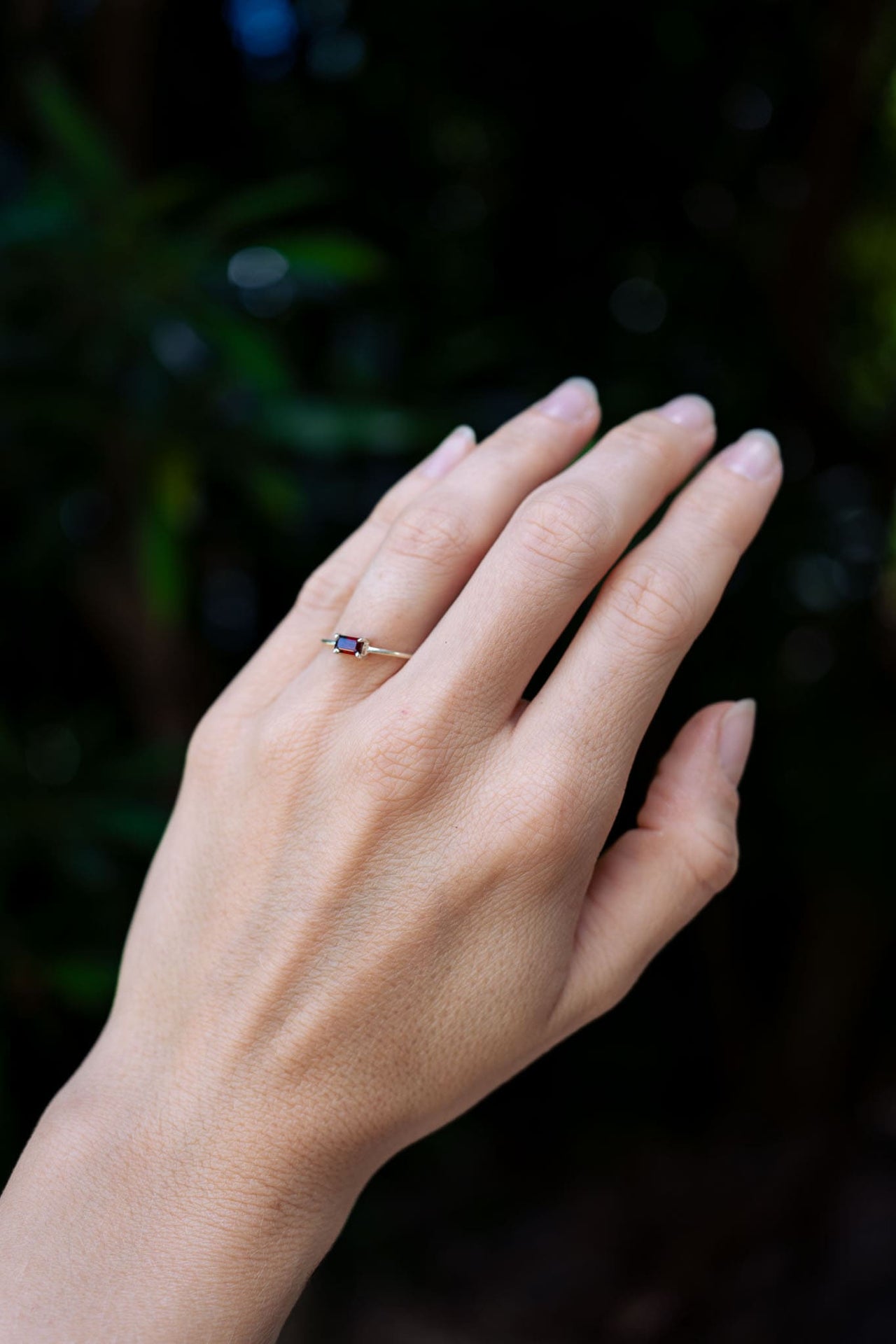 Garnet Prosperity Ring