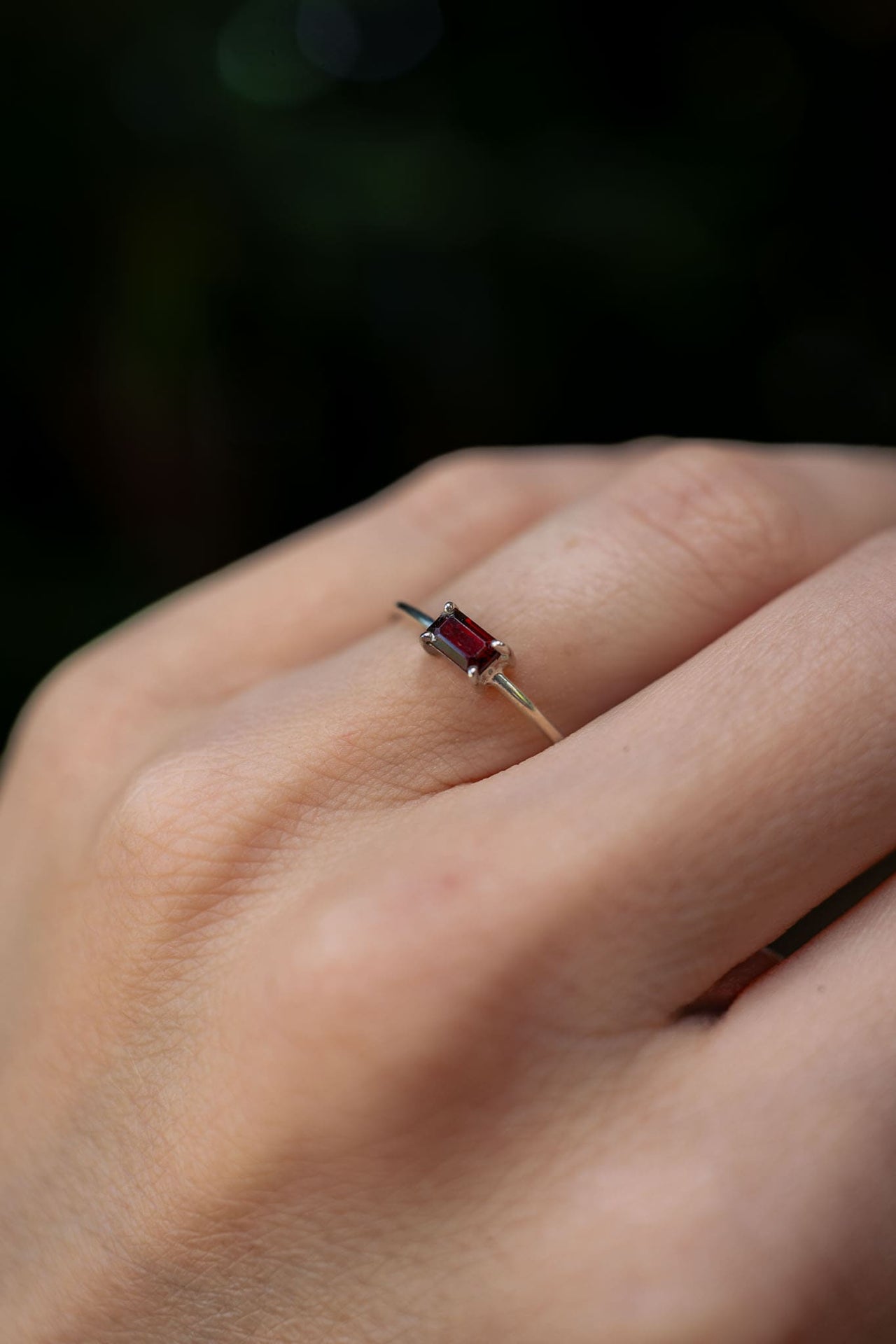Garnet Prosperity Ring