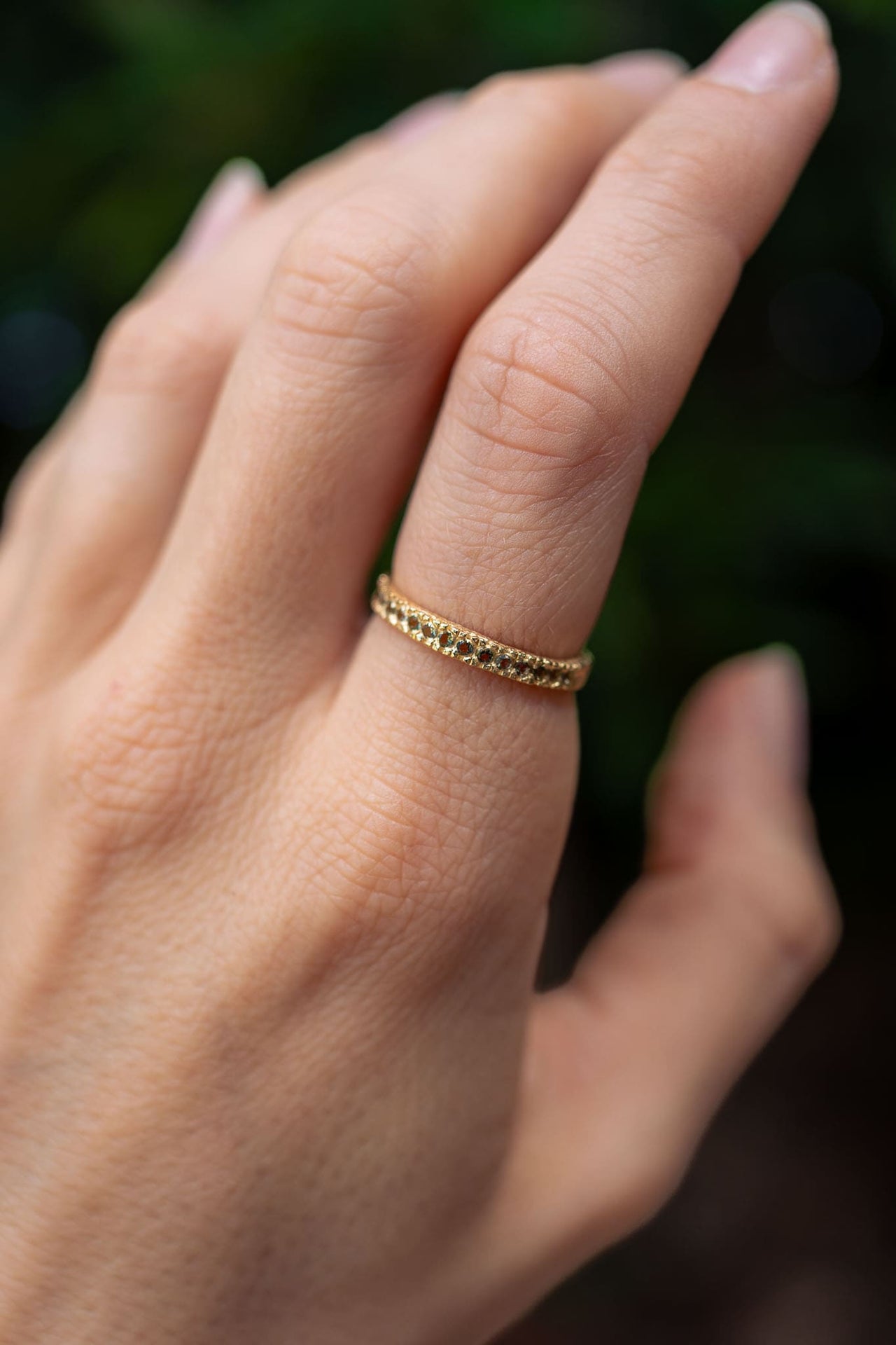 Moldavite Transformation Ring