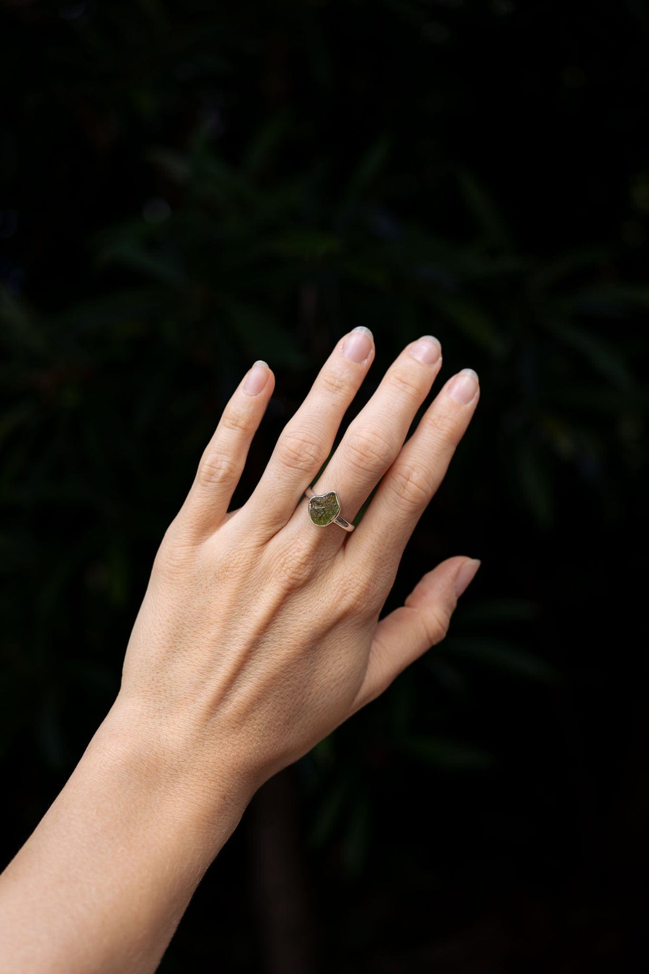 Moldavite Transfortmation Ring